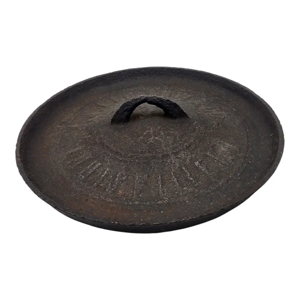 Antique J.S. Lithgow and Co Cast Iron Lid Only Gate Mark Louisville Ky Rare